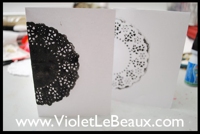 Violet LeBeaux Lace Doily Cards